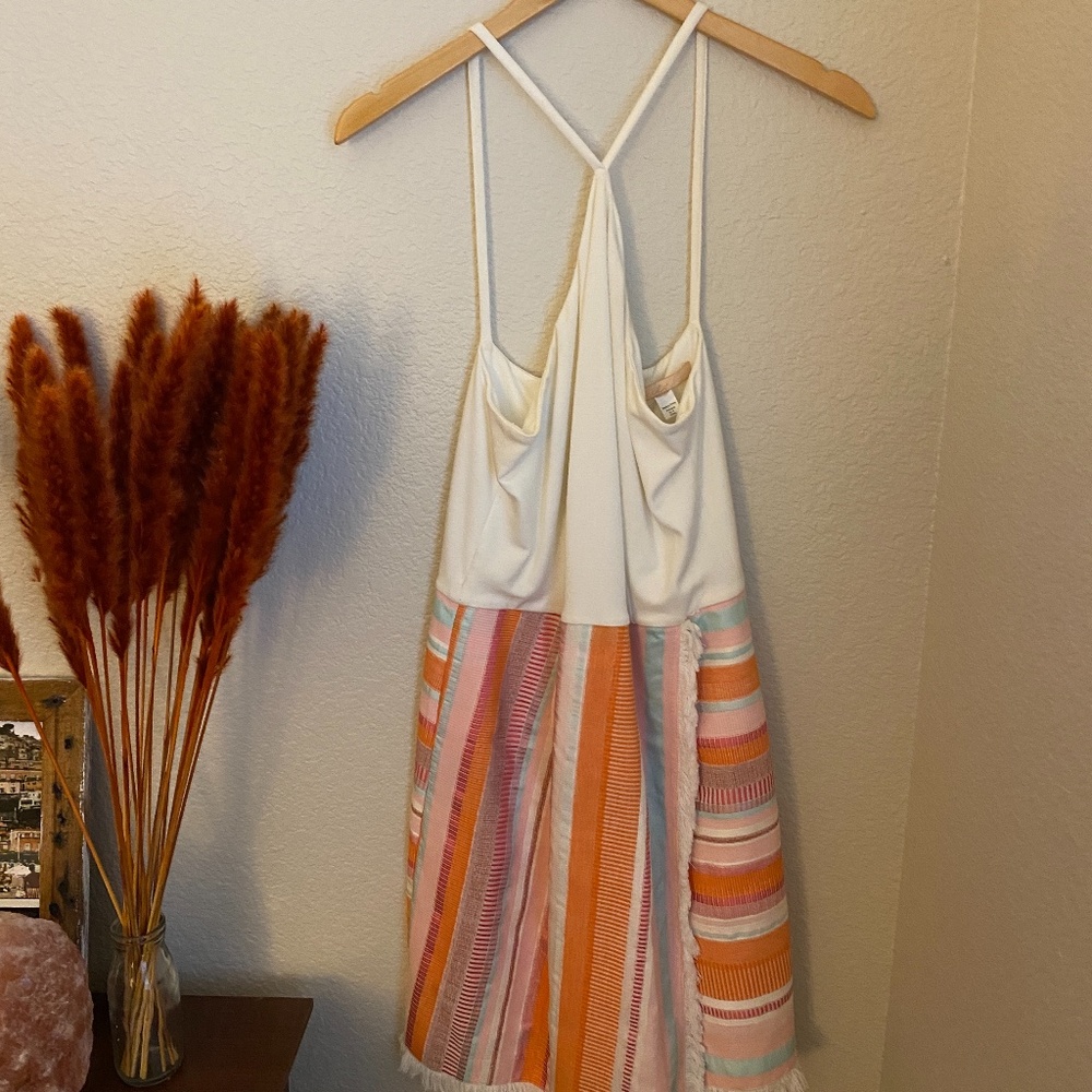 Anthropologie Halter Dress with Wrap Skirt